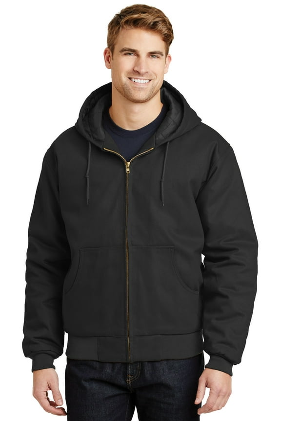 Men's Warmth Full-Zip Hooded Work Jacket