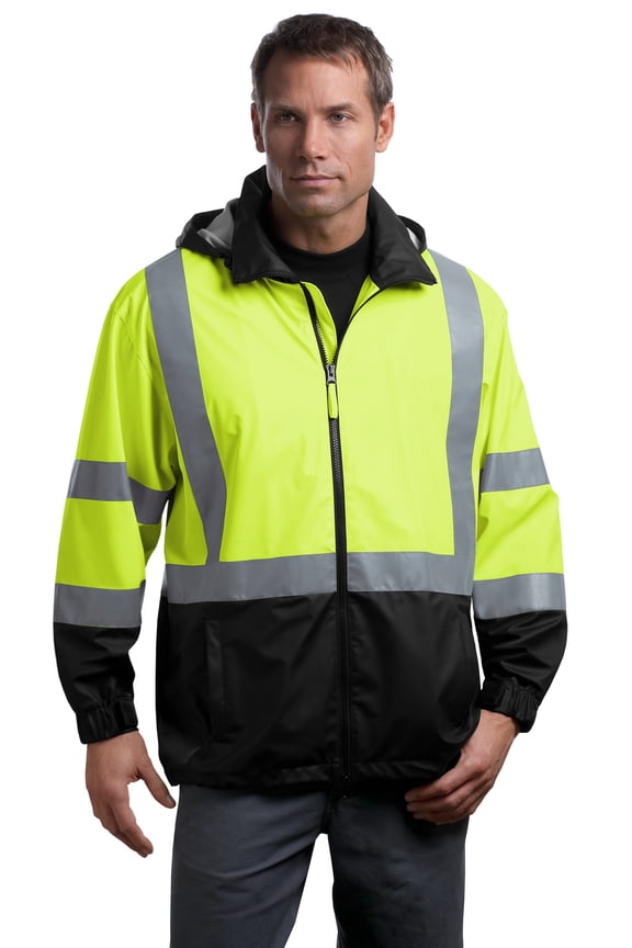 Men's Waterproof Safety Windbreaker Jacket