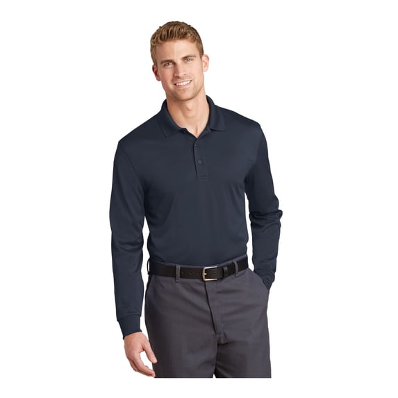 CornerStone Unisex Select Snag-Proof Long Sleeve Polo | Collared Shirt for Men & Women, Casual Top for Work & Golf