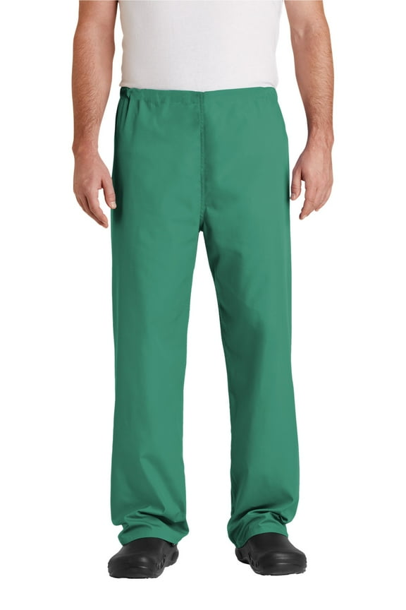 Unisex Drawstring Scrub Bottom SCRUBBTM-Hunter Green-X-Large