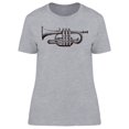 thumbnail image 1 of Cornet Graphic T-Shirt Women -Image by Shutterstock, Female XX-Large, 1 of 2