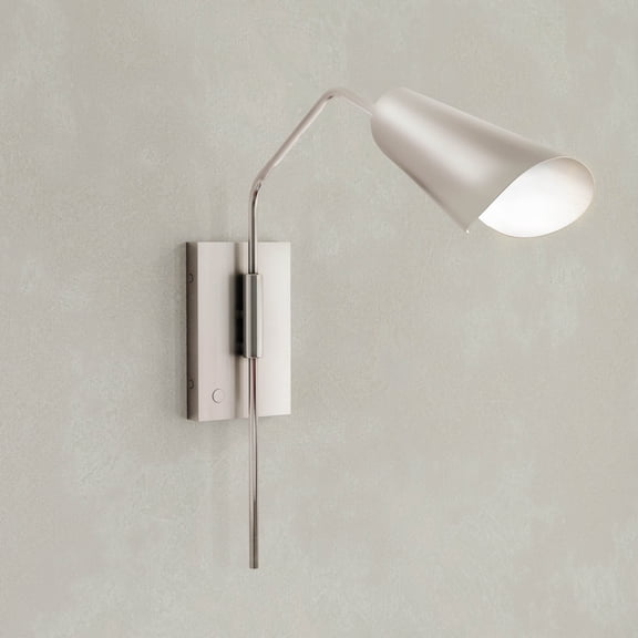Open Box Cornett Collection One-Light Brushed Nickel Contemporary Wall Sconce
