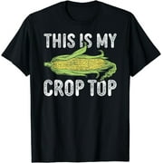 Cornfield Craze: The Perfect Crop Top Tee for Corn Lovers