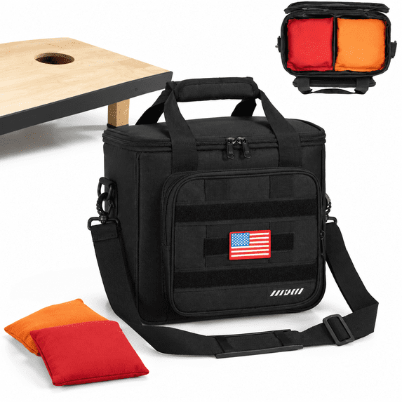 Poclets Cornhole Bag Carrying Case And Extra Pockets - Walmart.com