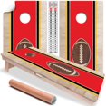 thumbnail image 1 of Cornhole Board Wraps and Decals for Boards Set of 2 Skins Professional Vinyl Covers Sticker - Black and Red Louisville, Kentucky Football Tailgating Cornhole Wrap Stickers Cornhole Skins Cornhole Wrap, 1 of 5