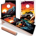 thumbnail image 1 of Cornhole Board Wraps and Decals for Boards Set of 2 Skins Professional Vinyl Covers Sticker Jeep Adventure Outdoor Camping Life Art Cornhole Wraps Stickers Cornhole Skins Cornhole Wraps for Boards, 1 of 6