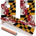 thumbnail image 1 of Cornhole Board Wraps and Decals for Boards Set of 2 Skins Professional Vinyl Covers Sticker - Maryland State Flag Cornhole Wraps Stickers Cornhole Skins Cornhole Wraps for Boards, 1 of 6