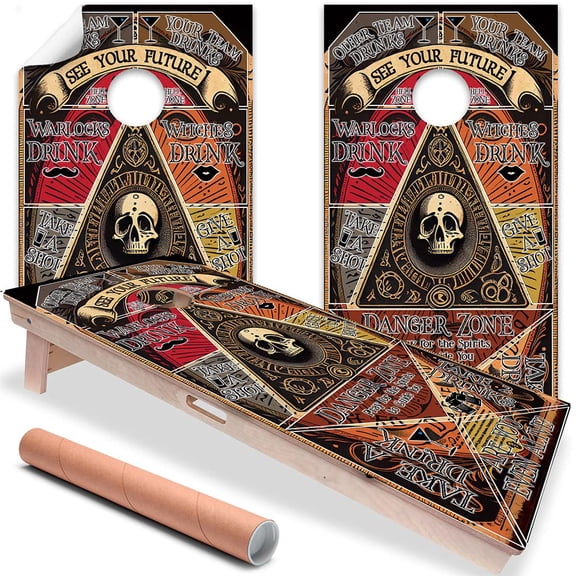 Cornhole Board Wraps and Decals for Boards Set of 2 Skins Professional Vinyl Covers Sticker - Starfish on Beach Cornhole Decal for Boards Covers Sticker Cornhole Vinyl Wraps