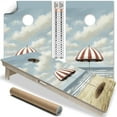 thumbnail image 1 of Cornhole Board Wraps and Decals for Boards Set of 2 Skins Professional Vinyl Covers Sticker Cornhole Wraps Stickers Cornhole Skins Cornhole Wraps for Boards (Beach Umbrellas), 1 of 5