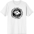 thumbnail image 1 of Cornhole Champions Adult White Crew Neck Short Sleeve Tee-XXL, 1 of 4