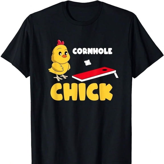 Cornhole Chick Wo Cornhole T-S1Hirt