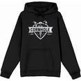 thumbnail image 1 of Cornhole Corn Crew Adult Black Long Sleeve Hoodie-XS, 1 of 6