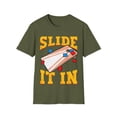 thumbnail image 1 of Cornhole Game Slide it Right In Cornhole Champion Novelty Unisex T-Shirt, 1 of 4