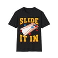 thumbnail image 1 of Cornhole Game Slide it Right In Cornhole Champion Novelty Unisex T-Shirt, 1 of 4