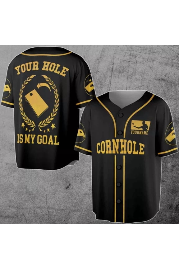 Cornhole Is My Goal 3D Baseball Jersey - Hot Sale 2026