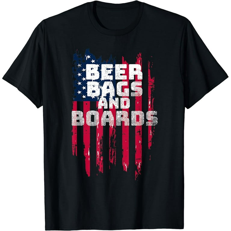 Beer Bags Boards Funny Cornhole Distressed T-Shirt Beer Bags Boards Funny Cornhole Distressed T-Shirt