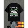 thumbnail image 1 of Cornhole T-Shirt mens 180G 100% Cotton white Retro Unisex Shirt Graphic Tee tshirts Basic Unisex Shirt Graphic tshirts Vintage Unisex Shirt Cotton tshirts, 1 of 7