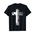 thumbnail image 1 of Cornhole Team Bean Bag Player Champ Cross Faith Jesus T-Shirt, 1 of 5
