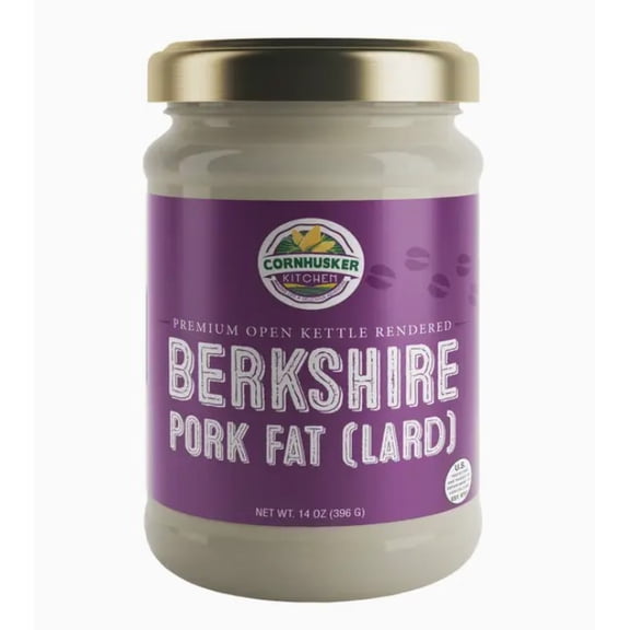 Cornhusker Kitchen - Berkshire Pork Fat (Lard) - 14 oz