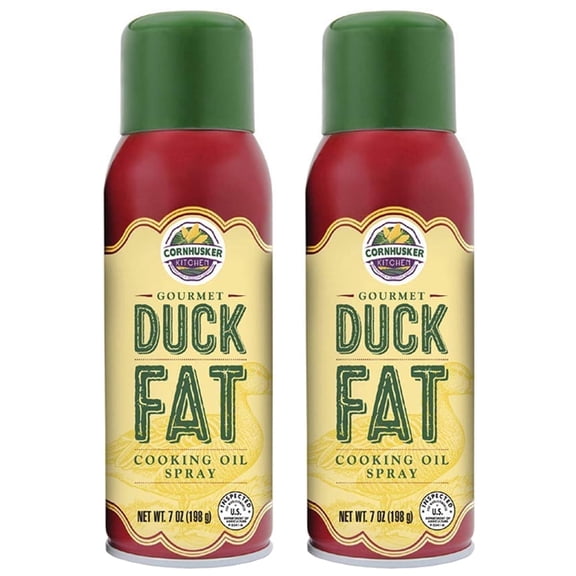 Cornhusker Kitchen Gourmet Duck Fat Spray Cooking Oil (2-Pack)