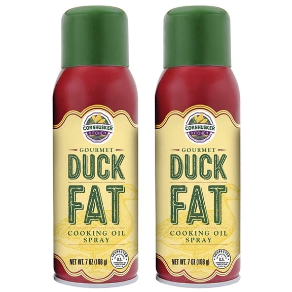 Cornhusker Kitchen Gourmet Duck Fat Spray Cooking Oil (2-Pack)