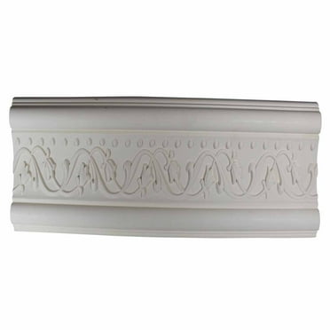 Cornice White Urethane Sample of 11600 24" L Renovator's Supply
