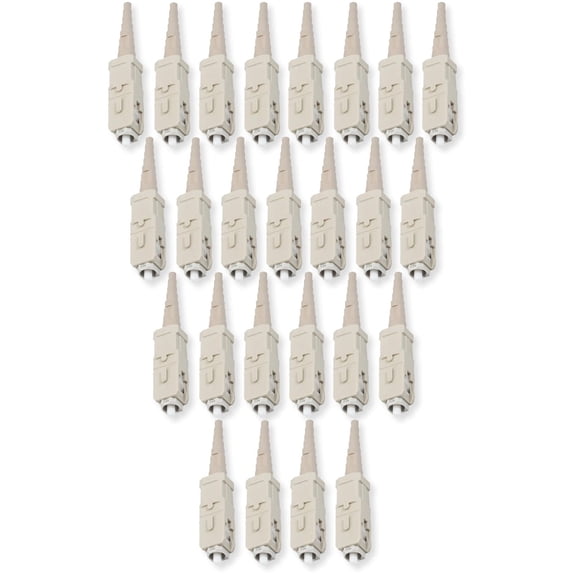 Corning 95-000-41 UniCam SC Field Installable Connector (Pack of 25), 62.5 Micron OM1 Multimode, Fiber Optic, Fast Termination, No Epoxy, No Polish, Ceramic Ferrule, High Performance