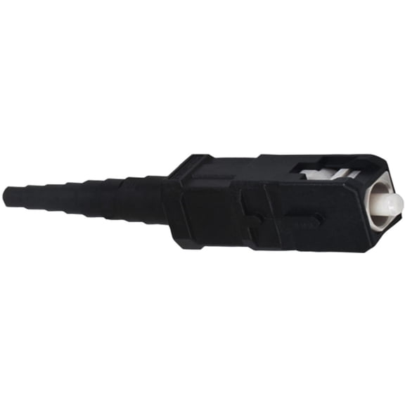 Corning 95-050-41-X UniCam SC Connector, Black Housing Color, 50 m Multimode (OM3/OM4), Aqua Boot Color, Ceramic Ferrule Material
