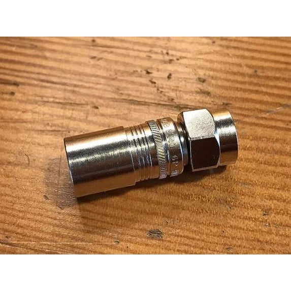 Corning Gilbert GF-UR-6P Weather Sealed Coaxial Compression Connector - Silver