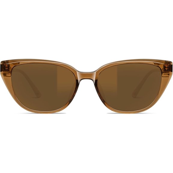 Corning Glass Lens Polarized Sunglasses for Women - Retro Fashion Sunglasses UV400 Protection, Scratch Resistant