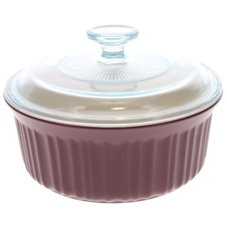 CorningWare 1.5 qt/1.4 L French Colors Cabernet Red Baking Dish with Lid