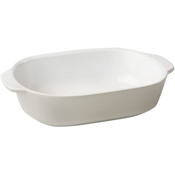 CorningWare Ceramic 1.5 Quart White Baker Truffle,