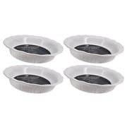 CorningWare FW111 French White 9 in Pie Plates 4-Pack