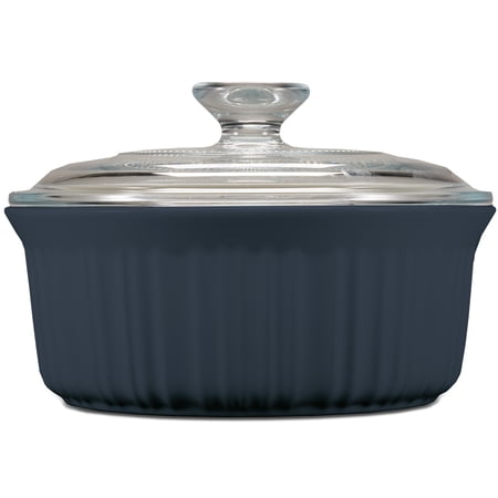 CorningWare French Colors 1.5qt Round Baking Dish, Navy