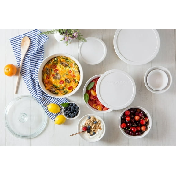 CorningWare French White 10-piece Round Bakeware Set