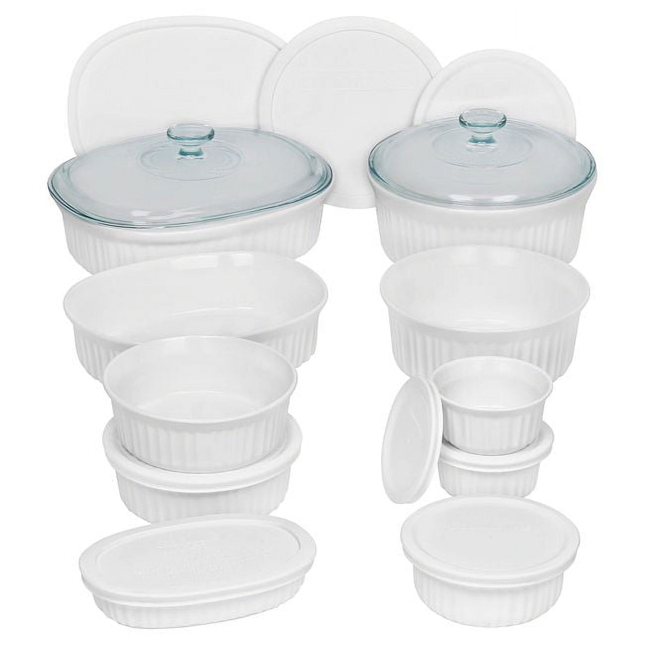 CorningWare French White 20-piece Bakeware Set - Walmart.com