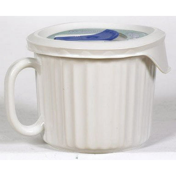 Corningware 20-Ounce Oven Safe Meal Mug with Vented Lid, French (Pack of 4)