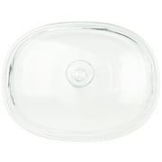 CorningWare DC1.5C Fluted Oval Clear Glass Replacement Lid