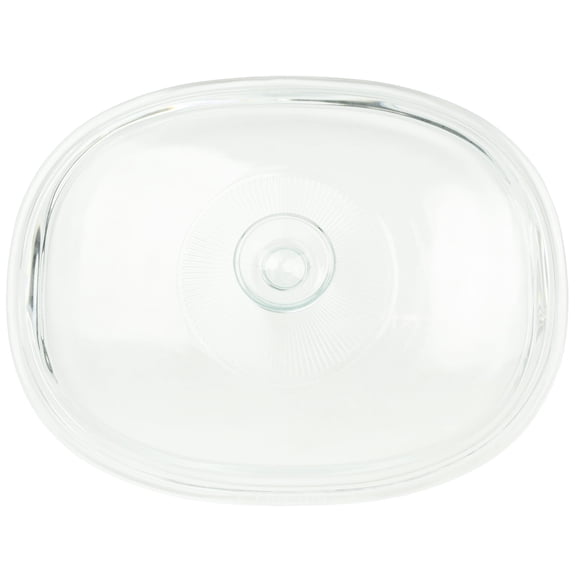 CorningWare DC1.5C Fluted Oval Clear Glass Replacement Lid