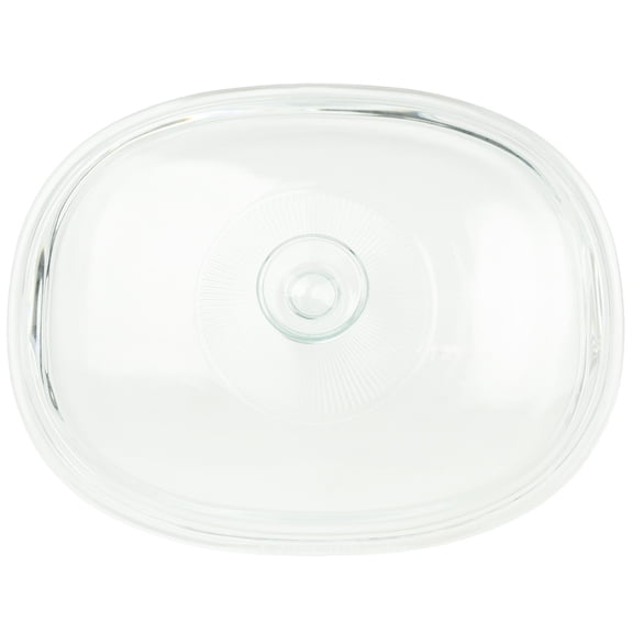 CorningWare DC1.5C Fluted Oval Clear Glass Replacement Lid