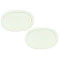 thumbnail image 1 of Corningware  F-15-PC French White Plastic Oval Replacement Storage Lid (2-Pack), 1 of 3