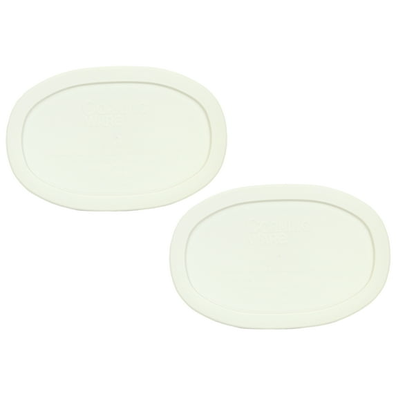 Corningware F-15-PC French White Plastic Oval Replacement Storage Lid (2-Pack)