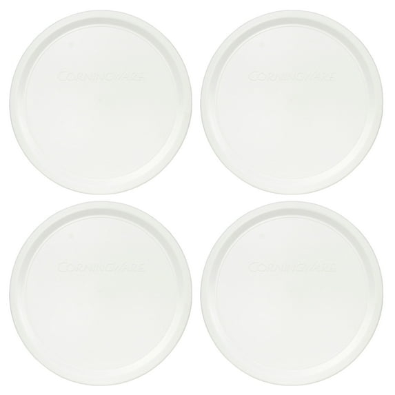 Corningware F-24 French White 24oz Replacement Lid (4-Pack)