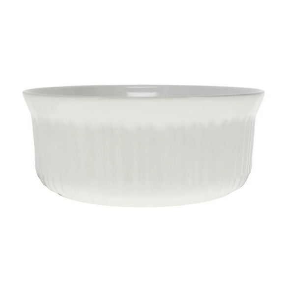Corningware FS 1.5. Qt Round French White Glass Casserole Dish