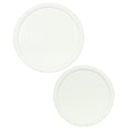 thumbnail image 1 of CorningWare FS-1-PC 2.5Qt French White Lid and F-5-PC 1.5Qt French White Lid, 1 of 5