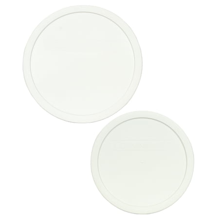 CorningWare FS-1-PC 2.5Qt French White Lid and F-5-PC 1.5Qt French White Lid