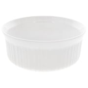 CorningWare FS1 2.5 Qt/ 2.35L Round French White Casserole Dish
