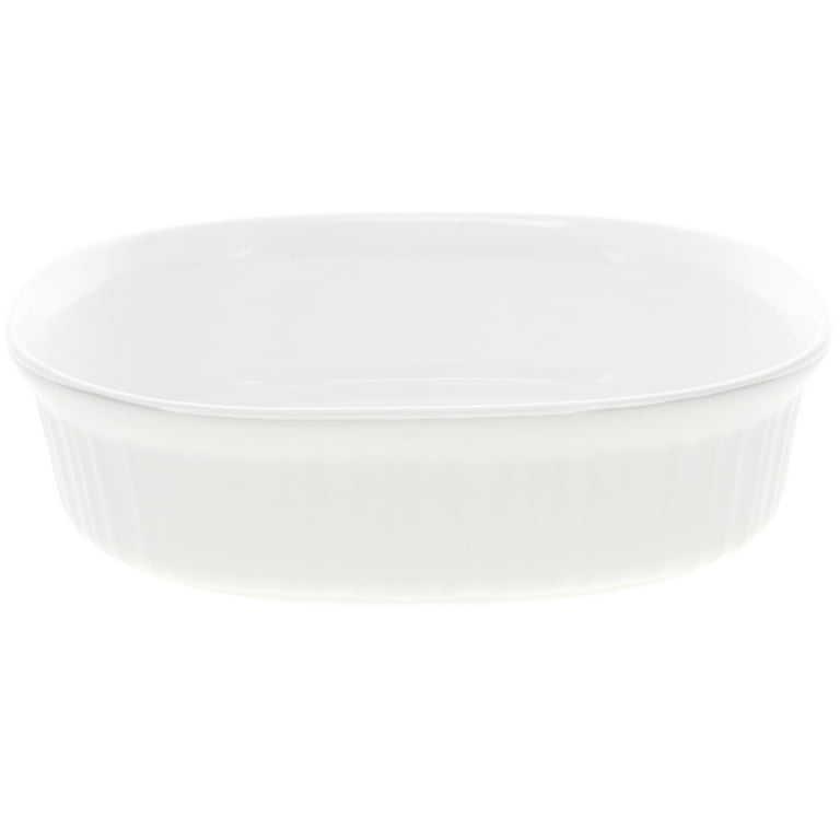 Corningware FS2 2.5qt 2.35 L Oval French White Stoneware Casserole Dish Walmart