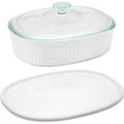 Corningware French White 2.5 Quart Oval Casserole Dish