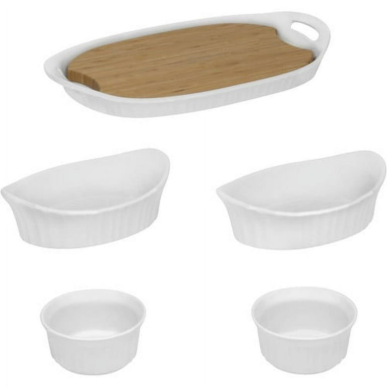 Corningware French White 6-Piece Bakeware Set